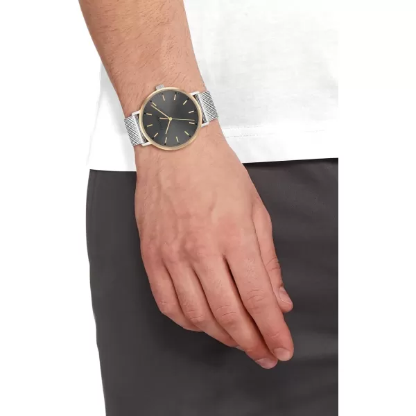 Calvin Klein Mens Quartz Watches Uncompromising StyleGunmetalSilver 42