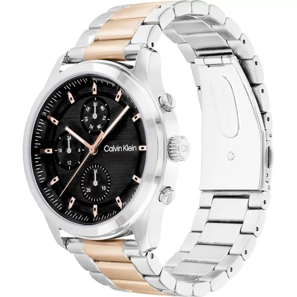 Calvin Klein Mens Watches Timeless AppealTwo ToneBlack