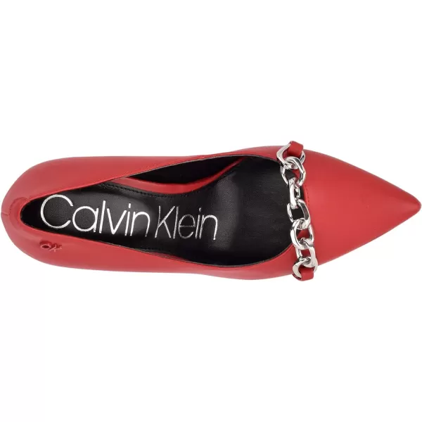 Calvin Klein Womens Heari PumpBright Red