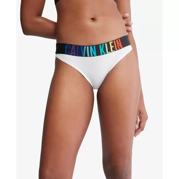 Calvin Klein Womens Standard Intense Power Pride BikiniWhite W Ombre Pride Wb