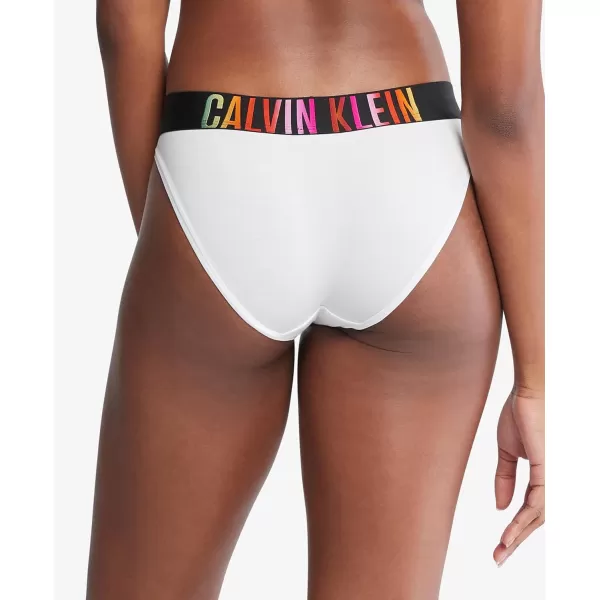 Calvin Klein Womens Standard Intense Power Pride BikiniWhite W Ombre Pride Wb