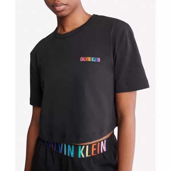 Calvin Klein Womens TShirtBlack W Ombre Pride Wb