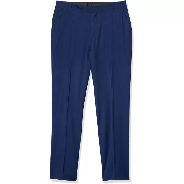 Calvin Klein Boys FlatFront BiStretch Dress Pant Straight Leg Fit Belt Loops amp Front PocketsBright Blue