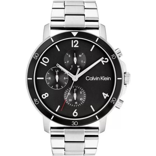 Calvin Klein Gents Watches The Essence of StyleSilverBlack 46