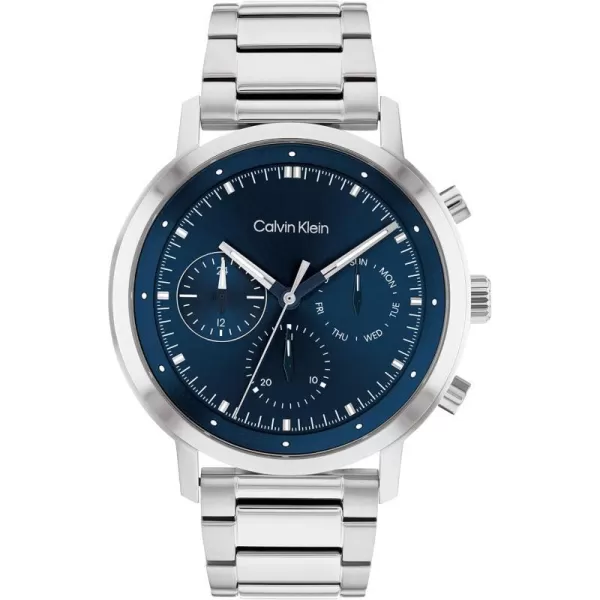 Calvin Klein Gents Watches The Essence of StyleSilverBlue 44