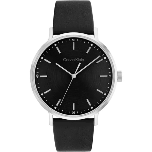 Calvin Klein Mens Quartz Watches Uncompromising StyleBlack 42