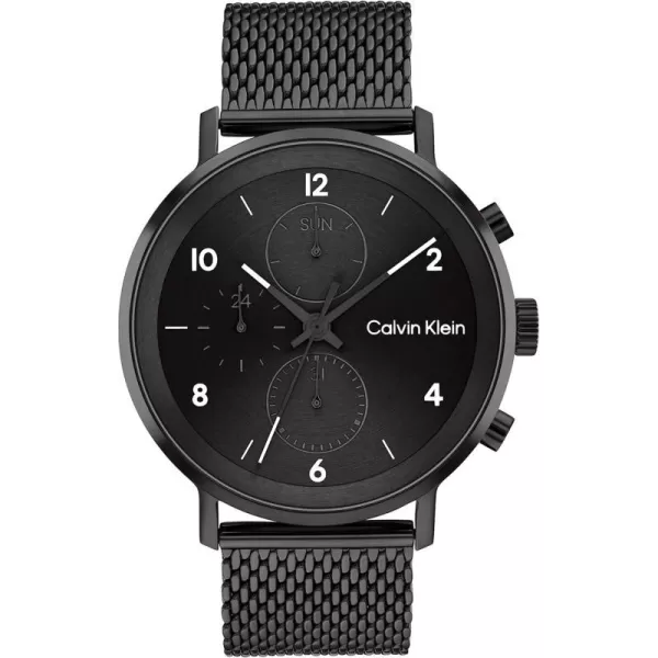 Calvin Klein Mens Quartz Watches Uncompromising StyleBlack 44