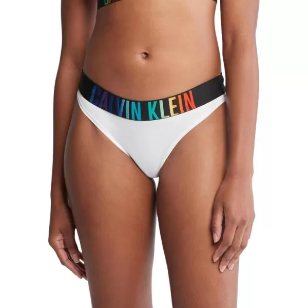 Calvin Klein Womens Standard Intense Power Pride BikiniWhite W Ombre Pride Wb