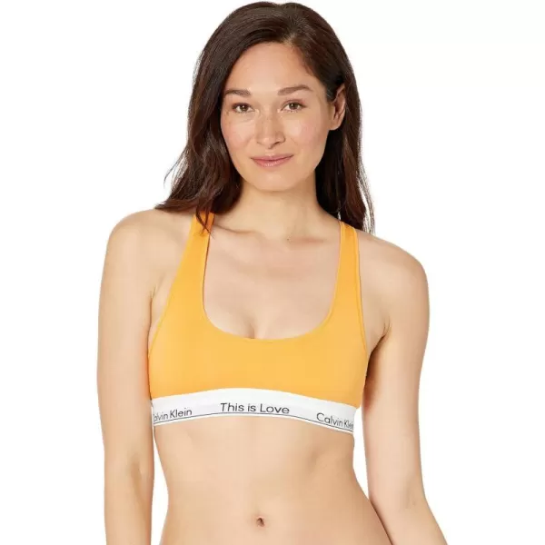 Calvin Klein Womens This is Love Modern Cotton BraletteOrange Juice