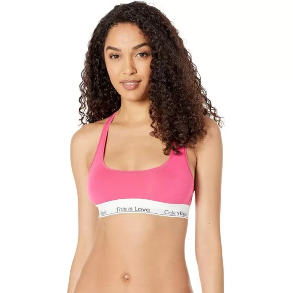 Calvin Klein Womens This is Love Modern Cotton BralettePink Flambe