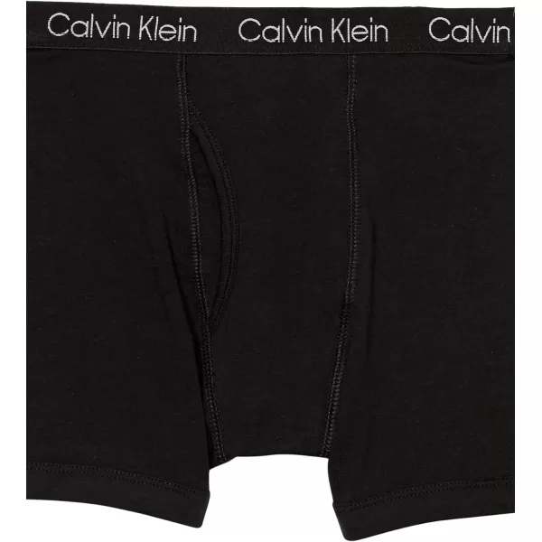 Calvin Klein Boys 2 Pack Boxer Briefs  Premium Cotton ComfortCk GreenBlack