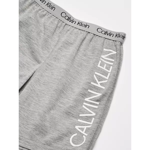 Calvin Klein Boys Little Lounge Pajama Shorts 2 PackGrey  Blue