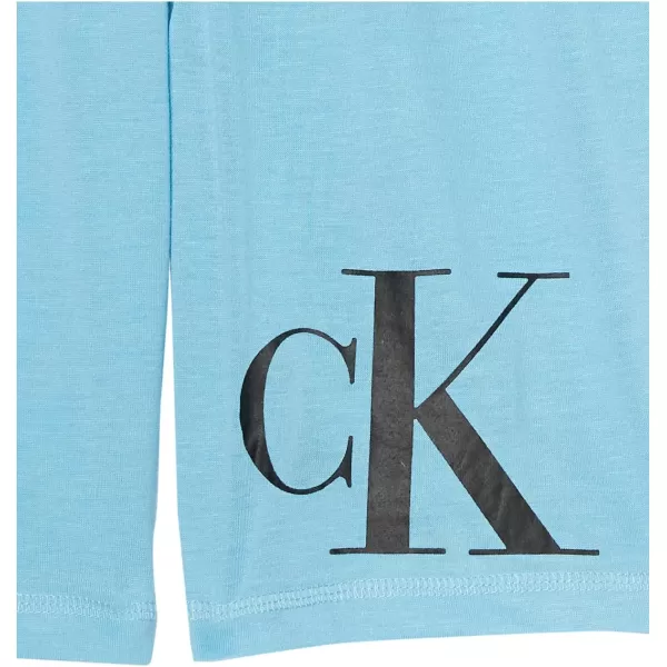 Calvin Klein Boys Little Lounge Pajama Shorts 2 PackShark Pack Sky High Arch