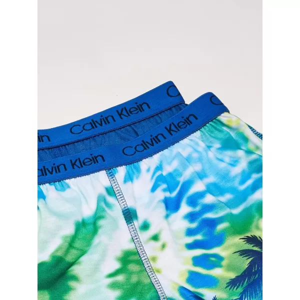 Calvin Klein Boys Little Lounge Pajama Shorts 2 PackTie Dye Pack