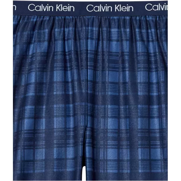 Calvin Klein Boys Little Sleepwear Super Soft Brushed Micro Pajama Pant 2 PackBlkwindBlumoun