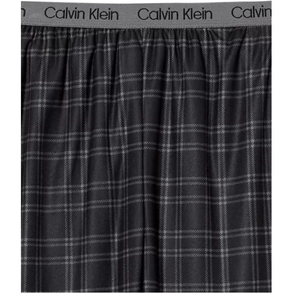 Calvin Klein Boys Little Sleepwear Super Soft Brushed Micro Pajama Pant 2 PackBlkwindBlumoun