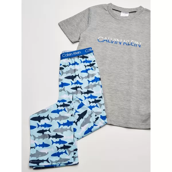 Calvin Klein Boys Sleepwear TShirt amp Pj Shorts amp Pajama Pant Sleep SetCk Tie DyeShark