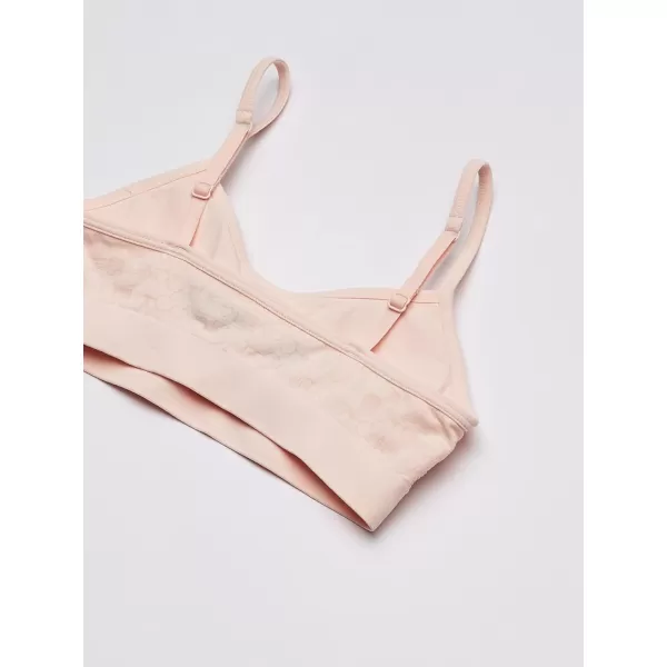 Calvin Klein Girls Seamless Wirefree Comfort Bralette BraCk Icon Logo Pink