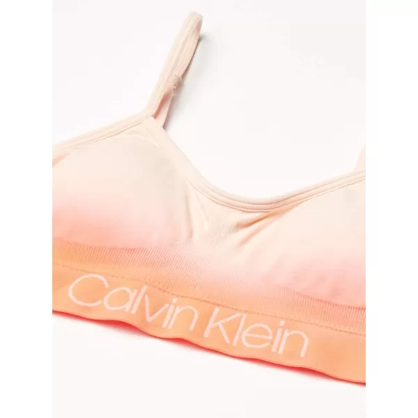 Calvin Klein Girls Seamless Wirefree Comfort Bralette BraDd Coral