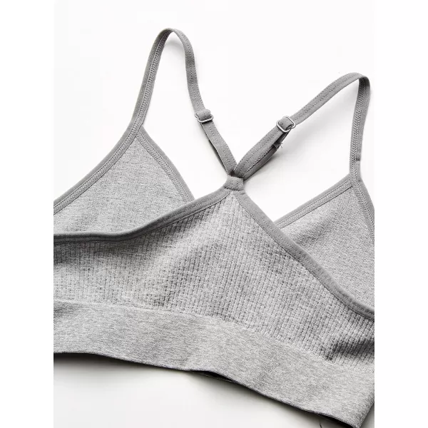 Calvin Klein Girls Seamless Wirefree Comfort Bralette BraHeather Grey With Logo