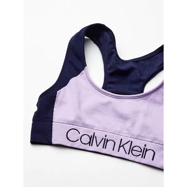 Calvin Klein Girls Seamless Wirefree Comfort Bralette BraLilac Purple With Ck Logo