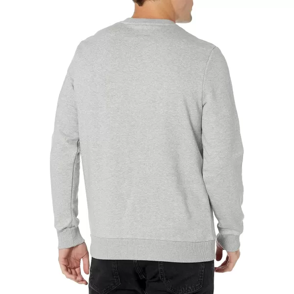 Calvin Klein Mens Monogram Logo Crewneck SweatshirtHeroic Grey Heather