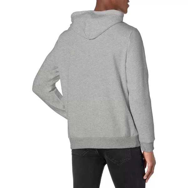 Calvin Klein Mens Monogram Logo HoodieHeroic Grey Heather