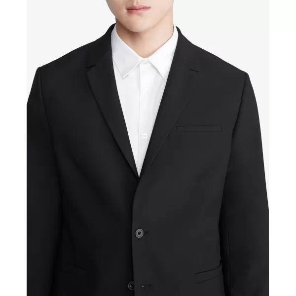 Calvin Klein Mens Refined Slim BlazerBlack Beauty