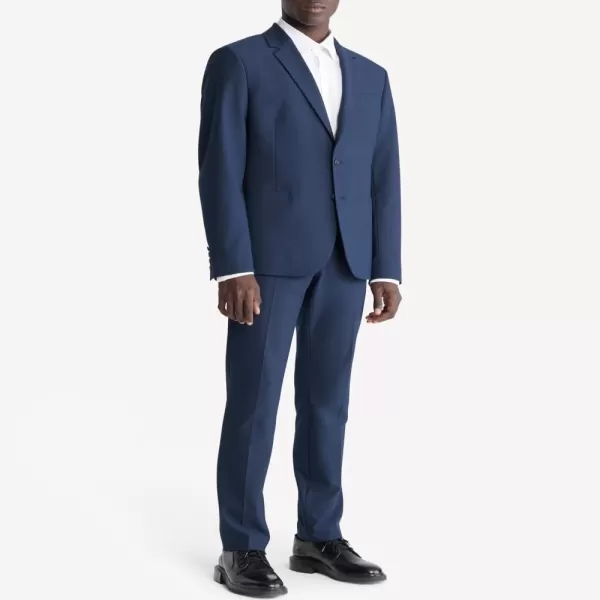 Calvin Klein Mens Refined Slim BlazerDark Sapphire