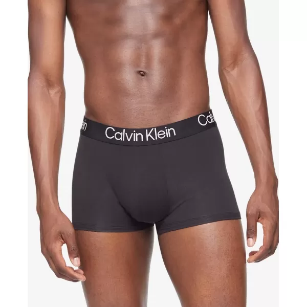 Calvin Klein Mens Ultra Soft Modern Modal Trunk3 Black