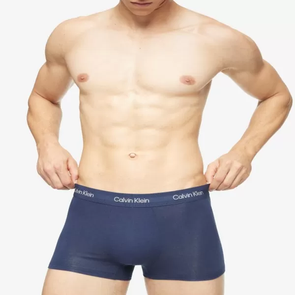 Calvin Klein Mens Ultra Soft Modern Modal TrunkBlue Shadow