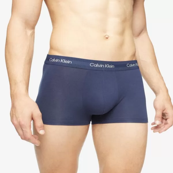 Calvin Klein Mens Ultra Soft Modern Modal TrunkBlue Shadow