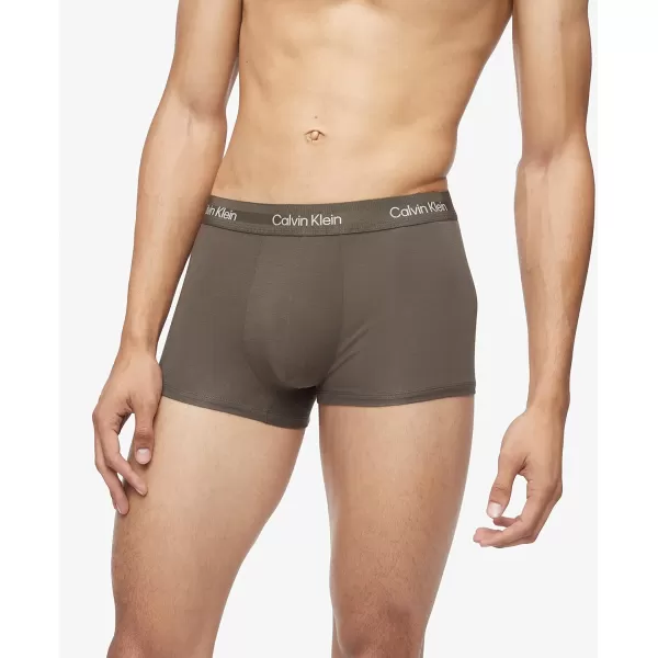 Calvin Klein Mens Ultra Soft Modern Modal TrunkProcess Green