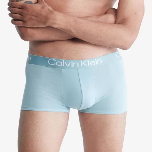 Calvin Klein Mens Ultra Soft Modern Modal TrunkTourmaline  Grey Heather  Sleek Grey