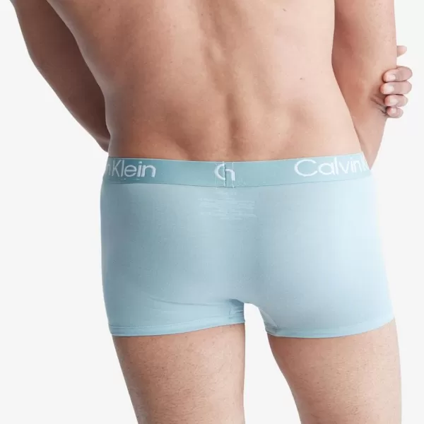 Calvin Klein Mens Ultra Soft Modern Modal TrunkTourmaline  Grey Heather  Sleek Grey