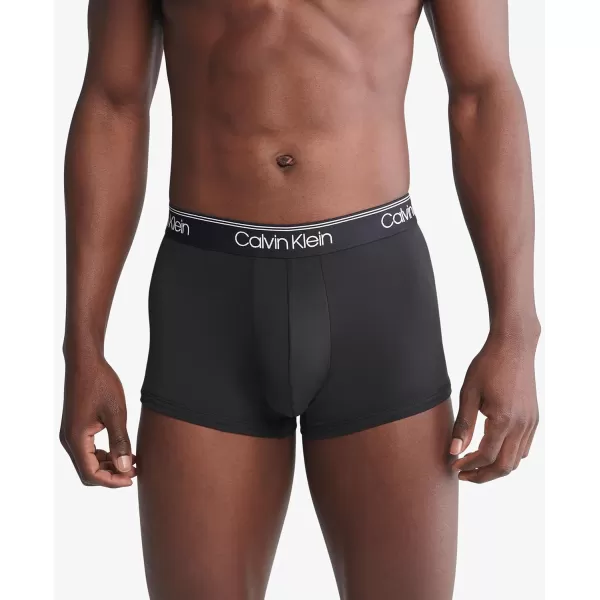 Calvin Klein Mens Underwear Micro Stretch 3 Pack TrunkBlack Bodies W Black  Arona  Chesapeake Bay Wb