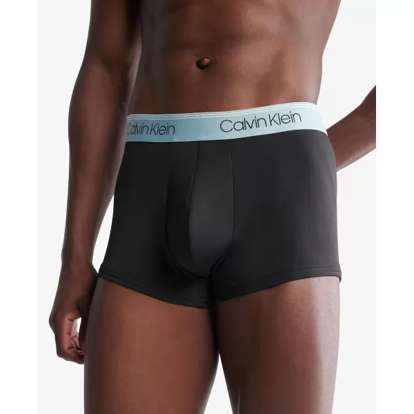Calvin Klein Mens Underwear Micro Stretch 3 Pack TrunkBlack Bodies W Black  Arona  Chesapeake Bay Wb