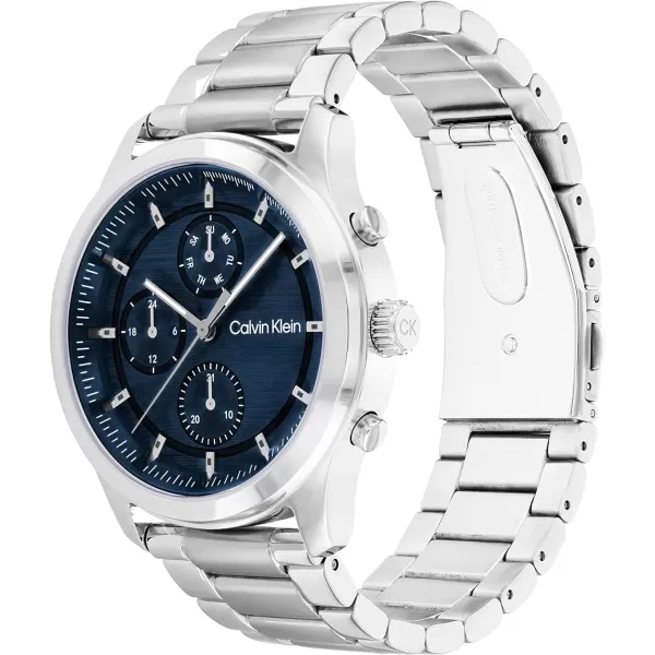 Calvin Klein Mens Watches Timeless AppealBlueSilver