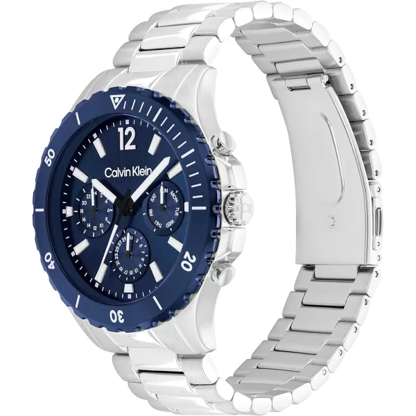 Calvin Klein Mens Watches Timeless AppealNavySilver