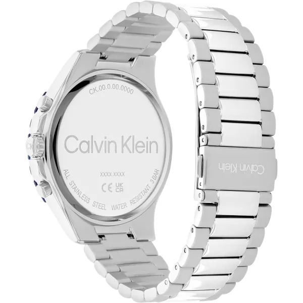 Calvin Klein Mens Watches Timeless AppealNavySilver