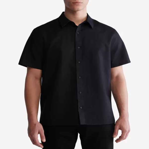 Calvin Klein Mens Woven TopBlack Beauty