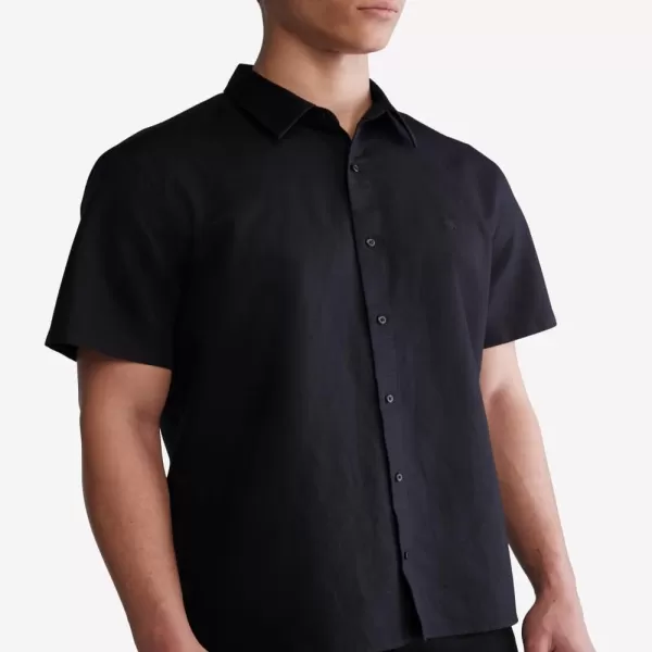 Calvin Klein Mens Woven TopBlack Beauty