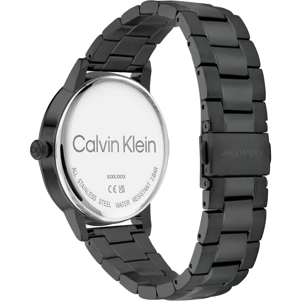 Calvin Klein Unisex Quartz Watch Sleek SimplicityBlack 43