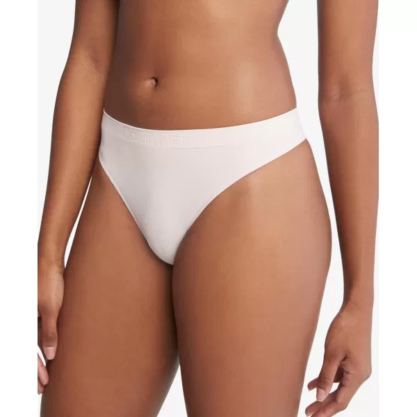 Calvin Klein Womens Bonded Flex MidRise ThongNymphs Thigh