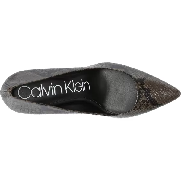 Calvin Klein Womens Gayle PumpCamouflage Two Tone Snake