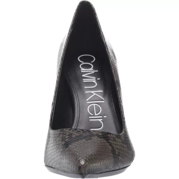 Calvin Klein Womens Gayle PumpCamouflage Two Tone Snake