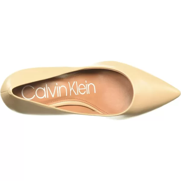 Calvin Klein Womens Gayle PumpDesert Sand Leather 270