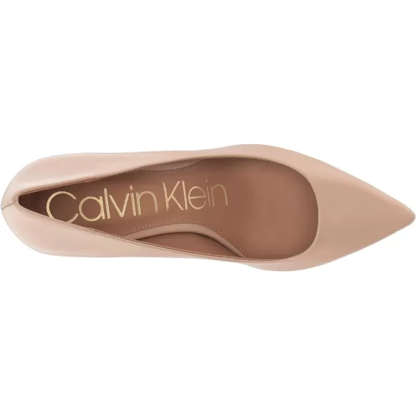 Calvin Klein Womens Gayle PumpDesert Sand Leather