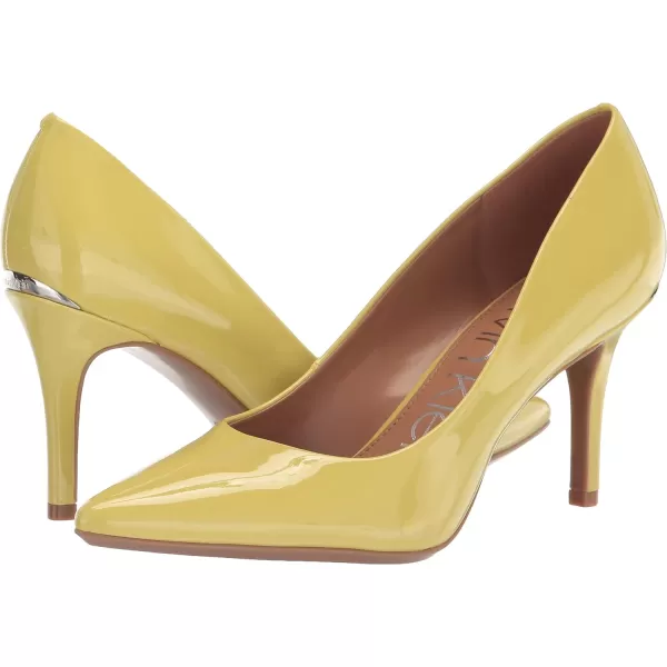 Calvin Klein Womens Gayle PumpLime Yellow 703