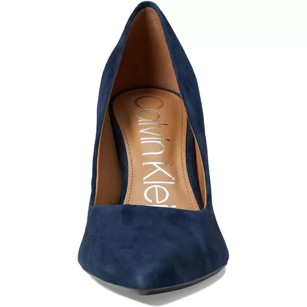 Calvin Klein Womens Gayle PumpNavy Suede 400